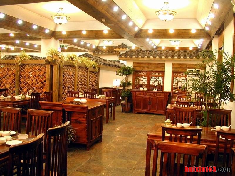 1 中式田园风格餐厅装修装饰