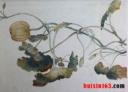 2             工笔没骨手绘墙画