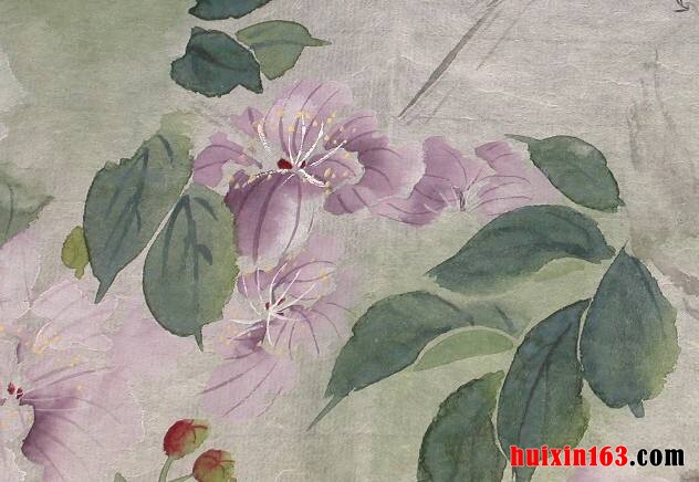 3 工笔勾填色手绘墙画